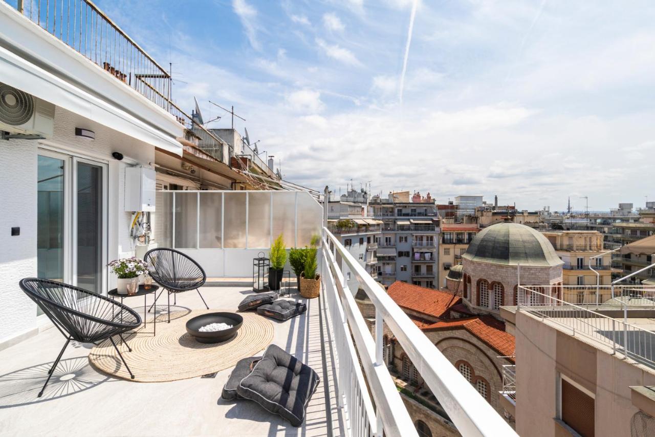 Ares Penthouse Apartment Thessaloníki Luaran gambar